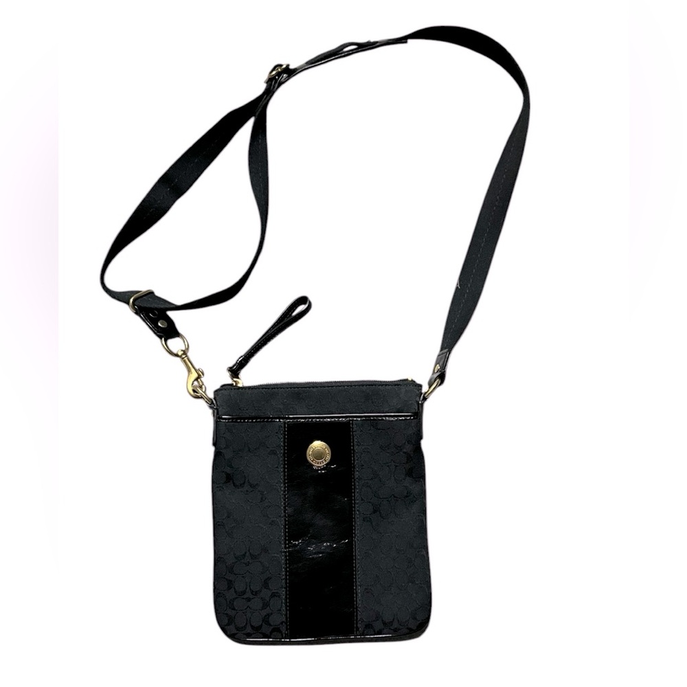 Y2K Coach Signature Crossbody Black (2007)